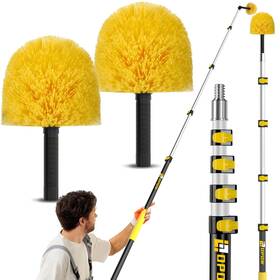 B0d948yl3w Opow 5.6-24 Feet Telescopic Pole With Cobweb Duster 32 Ft Reach Extension Wi B0d948yl3w Opow 5.6-24 Feet Telescopic Pole With Cobweb Duster 32 Ft Reach Extension Wi