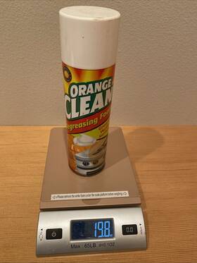 Orange Glo 757037052181 Clean Degreasing Foam 17 Oz. Spray Can Vintage Retro Cleaning