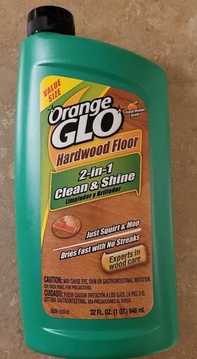 Oglbb-10510-09 Orange Glo Wood Floor Cleaner And Shine Hardwood 24 Oz Green Bottle Citrus