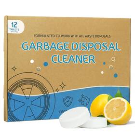 Orientleaf 220601207350 Garbage Disposal Cleaner And Deodorizer Drops Lemon Scented 12 Tablets