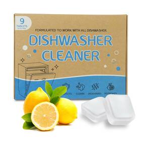 Cbz-20602-0xx Orientleaf 9 Lemon Scented Dishwasher Cleaner Tablets For Dirt Scale And Odor Removal New