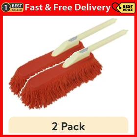 Original California Duster 445045983919 2 Pack Car With Plastic Handle And Wax Treated Cotton Mop Re