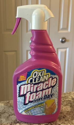 Oxiclean 757037336014 2005 Oxi Clean Miracle Foam Spray Multipurpose Cleaner 32 Oz 95% Full Vintage