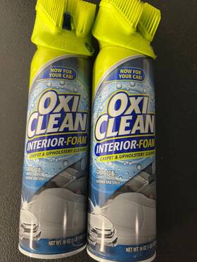 C2201388-0339 Oxiclean 2x Oxi Clean Interior Foam Carpet Upholstery Cleaner 19oz Triple Action Brush