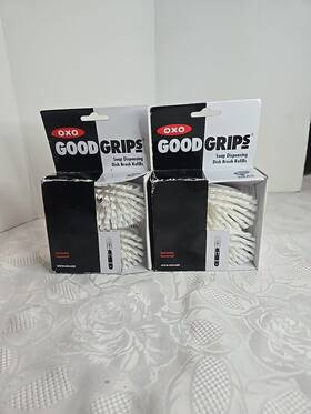 1062326 Oxo New Good Grips Soap Dispensing Dish Brush Refills 2 Sets Of Brushes