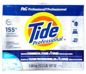 80836424 P&g Pro Tide Professional 14120 197 Oz 155 Loads Commercial Powder Laundry Detergent New