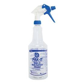 5551b12 Pak-it Glass/surf Hard Surface Cln Spray Bottle Blue/clear