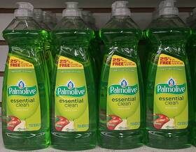 Palmolive 035000463128 Lot Of 4 Dish Washing Liquid Essential Clean Pear Apple 12.6 Oz New