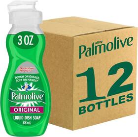 Palmolive 641438367527 12 Pack - Original Travel Size Liquid Dish Soap 3 Fl.oz 88 Ml Each