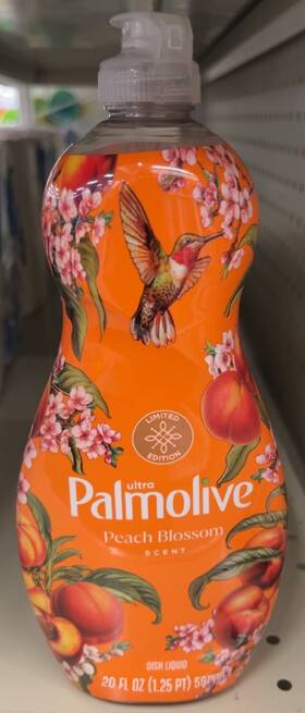 Palmolive 827854013877 6 Ultra Peach Blossom Scent Dish Liquid Soap Limited Edition 20oz