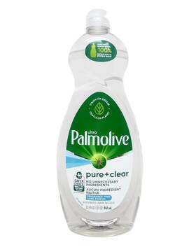 Us06448a Palmolive Ultra Pure Clear Dish Liquid - Fragrance Free 32.5 Fl. Oz. / 961ml