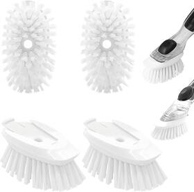 Lyzl077 Pamrack Dish Brush Refill 4 Pack Replacement Head For Oxo