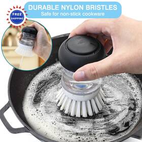 Lyzl119 Pamrack Palm Brush Refill For Soap Dispensing 8 Pack Replacement Head