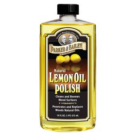 Parker & Bailey 721110510660 Lemon Oil Polish - Natural Scented Wood Cleaner And Furniture Cle