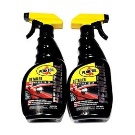 Pennzoil 810087320522 2 Pack Detailer Pro Mirror Finish High Shine Streak Free Formula 16oz