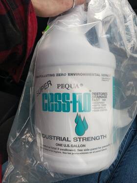 P-101 Pequa Industriespequa Industries Non-acid Super Cess-flo Cleaning Liquid 1 Gal. Pack Of 4