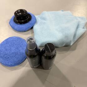 Philisn 749350296311 Quick Shine Ceramic Liquid Wax Cleaning Pads Soft Fabric Towel - Blue