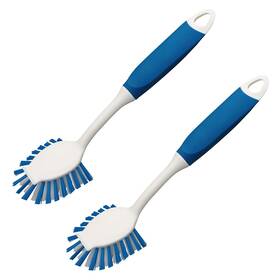Db-b2 Phyex 2pack Dish Brushes With Scraper Durable Nylon Bristles Kitchen Scrub Brush