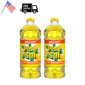 40199 Pine-sol 2 Pack Multi-surface Cleaner Liquid Lemon Scent Deodorizes 48 Oz Bottle