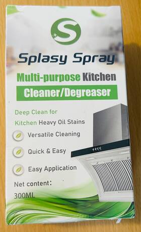 Pink Kitchen 794414761816 300ml Splash Cleaner Spray Foam Splasy Degreaser