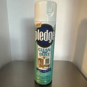 Pledge 046500003172 Clean And Dust Spray Vintage 1998 Discontinued Anti-static No Wax Citrus