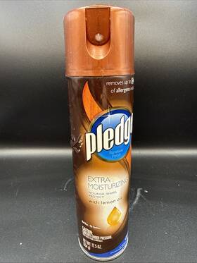 Pledge 046500003189 2008 Extra Moisturizing With Lemon Oil 12.5oz Used Weighs 11.3