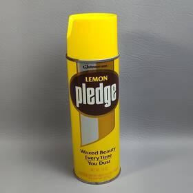 Pledge 046500003394 Vintage 1982 Lemon Furniture Polish Spray Discontinued 75% Full Prop