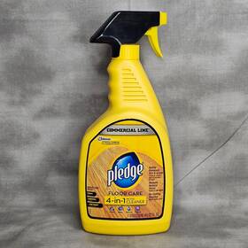 Pledge 046500707353 Floor Care 4-in-1 Wood Cleaner Commercial Line 32 Oz Used