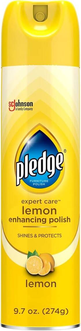 Pledge 313047468420 Multisurface Furniture Polish Spray Works On Wood Granite Leather Pack 2