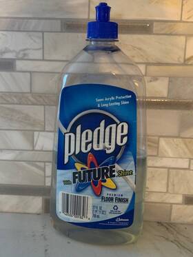 00182 Pledge 46500 Future Shine Premium Floor Finish Sc Johnson 27 Fl Oz 50% Full
