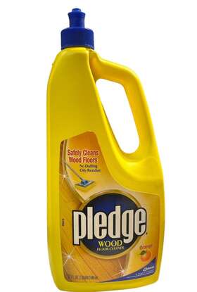 495689 Pledge Wood Floor Cleaner Orange No Dulling Oily Residue 32 Fl Oz Sc Johnson