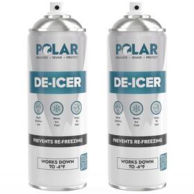 4181988 Polar Specialist Coatings De-icer Spray For Car Windshield - 2 X 17 Fl Oz Fast-acting Stops Re