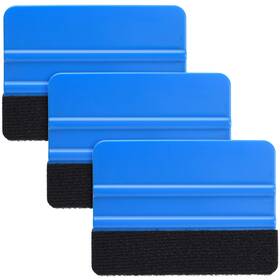 Ge46hu2191 Polkastore 4-inch Black Felt Edge Vinyl Squeegee Tool - 3 Pack For Car Tinting