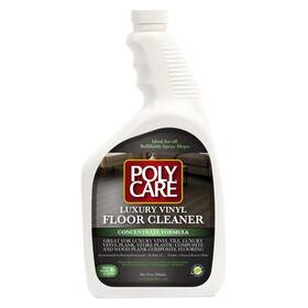 Polycare 850055118447 Luxury Vinyl Floor Cleaner 32oz Concentrate Makes 16 Gal Streak-free