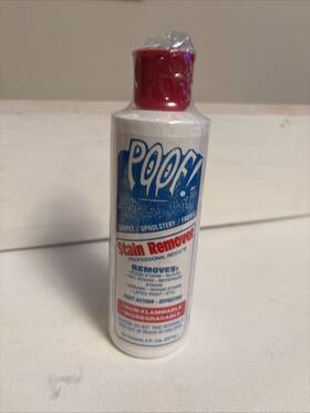Poof 076985322031 Stain Remover Environmentally Safe Liquid Odorless Non-toxic 8oz New