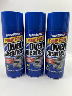 Power House 048155925953 3 - New Fume Free Oven Cleaner- 12oz Each Can