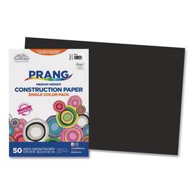 P6307 Prang 6307 Sunworks 12 X 18 Construction Paper - Black 50/pack New