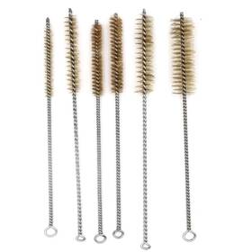 Pr-5441 Preamer 6pcs Brass Tube Pipe Cleaners Brush Set Multi-functional Bottle Brushes Lon