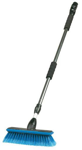 93089 Premier Quality Products 079976614337 Flow-thru 10 Wash Brush 68 Aluminum Extension Pole Black