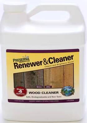 60100 Preserva Wood Renewer And Cleaner Concentrate Makes 4 Gallons - 1 Gallon Jug