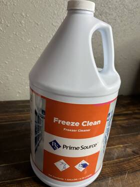 Qcc-093-1 Prime Source Freeze Clean Freezer Cleaner 1 Gallon Cold Storage Degreaser -30 F
