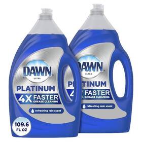 Procter & Gamble 030772045046 Dawn Platinum Dishwashing Liquid Dish Soap Refreshing Rain Scent 54.9 Fl Oz