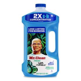Procter & Gamble 030772107201 Mr. Clean Multipurpose Cleaning Solution Unstopables Fresh Scent 64 Oz Bottle