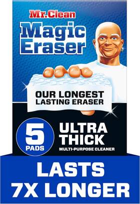 30772124130 Procter & Gamble Mr. Clean Magic Eraser Sponge All Purpose Cleaner Long Lasting Cleaning Scrubb
