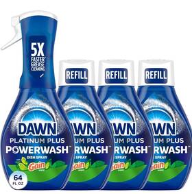 30772128480 Procter & Gamble Dawn Powerwash Gain Original Dish Spray Liquid Soap Refill 1