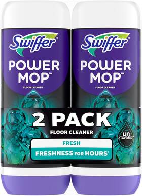 Procter & Gamble 445001884809 Swiffer Powermop Floor Cleaning Solution With Unstopables Fresh Scent