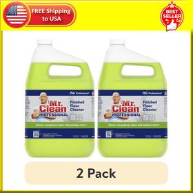 Procter & Gamble 445017598561 2 Pack Mr. Clean Finished Floor Cleaner Lemon Scent One Gallon Bottle