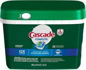 I00100740 Procter & Gamble - Mf Cascade Complete Actionpacs Dishwasher Detergent Fresh Scent 38 Count