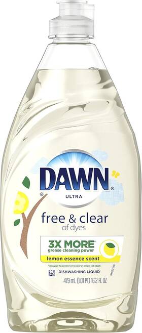 10037000740619 Procter & Gamble - Pampers Dawn Ultra Pure Essentials Dishwashing Liquid Lemon Essence 16.2 Fl Oz