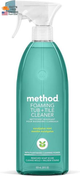 Products Inc 711181863154 Eucalyptus Mint Foaming Bathroom Cleaner 28 Ounce. Pack Of 1